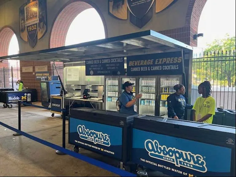 Michigan Stadium seeing large increase in food and beverage sales